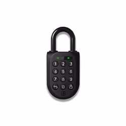 igloohome Padlock 2, Smart padlock, Code, Key, Black, Steel, Android, iOS, IPX7, CE, FCC, ISED, UKCA, UN38.3, ISED, RoHS2, MI ...