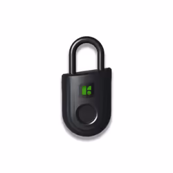 igloohome Padlock Lite, Smart padlock, Bluetooth, Fingerprint reader, Black, Hardened steel, IP66, ABS, Aluminium, Polycarbon ...
