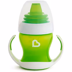 Munchkin Gentle Transition Trainer Cup, 4 oz/118 ml, Green, 1 Pack