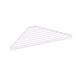 YAMAZAKI Home Corner Sink Steel | Drainer Tray, One Size, White