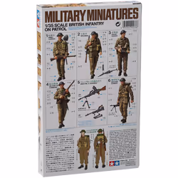 Tamiya 300035223 1:35 WWII British Infantry Patrol Group Pack  5 Soldi