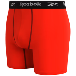 Reebok Men's Active Underwear - Performance Boxer Briefs (4 Pack)  Size Medium  BlackRedGrey
