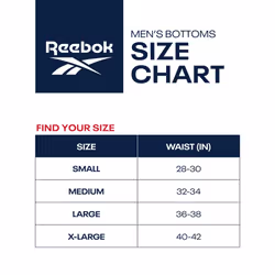 Reebok Men's Active Underwear - Sport Soft Performance Boxer Briefs (4 Pack)  Size Large  All Black