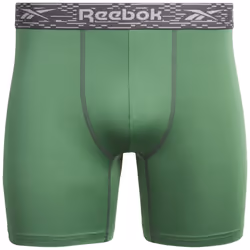 Reebok Men's 3 Pack Performance Quick Dry Moisture Wicking Boxer Brief