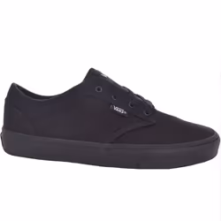 Vans Juniors Kids Atwood Casual Low Top Canvas Trainers Sneakers Shoes - Black - 12.5K UK, Black