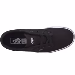 Vans Junior Kids Atwood Casual Low Rise Canvas Trainers Sneakers Shoes - Black - 12 UK, Black