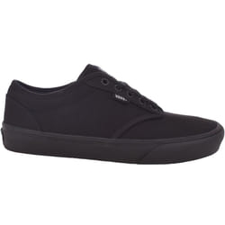 Vans Mens Atwood Low Top Casual Canvas Trainers Sneakers Shoes - 12, Black