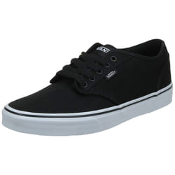 Vans Mens Mn Atwood Sneaker, Black canvas Black White, 6 UK