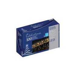 Celebrations 40810-71 5.67 ft. Clear LED Icicle Light Set - Pack of  12