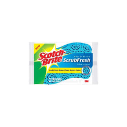 3M  2.6 x 4.4 in. Scotch-Brite Scrubfresh Fiber Scrub Sponge