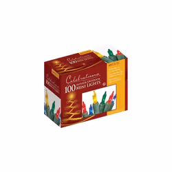 Celebrations 4001-71 Mini Light Set 100 Multi-Color Lights - pack of 24