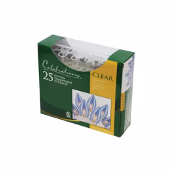 Celebrations C44G4111 C9 Transparent Clear Light Set - Warm White