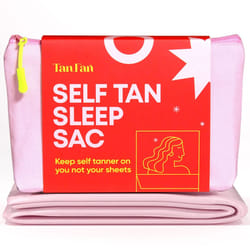 Tan Fan Self Tan Sleep Sac - Keep Sheets Clean from Self Tanner Stains - 100% Cool Silky Lightweight Poly - Wont Transfer Rub or Absorb Tanning Lotion