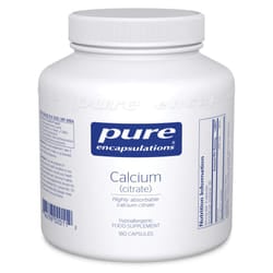 - Calcium (Citrate) - Highly Absorbable Calcium Citrate Supplement - 180 Capsules