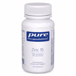 - Zinc 15 - Zinc Picolinate 15mg - Highly Absorbable Hypoallergenic Immune System Supplement - Fertility Supplement - Hair, S ...