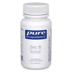 - Zinc 15 - Zinc Picolinate 15mg - Highly Absorbable Hypoallergenic Immune System Supplement - Fertility Supplement - Hair, Skin & Nails - 60