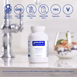 - Iodine & Tyrosine - Thyroid Function and Nervous System - 60 Capsules