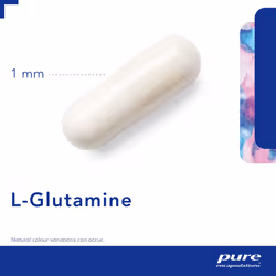 - L-Glutamine 500mg - Pure Free-Form Glutamine Capsules - 90 Capsules