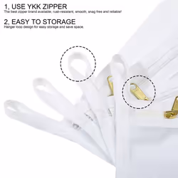 TENRAI Delicates Laundry Bags, Bra Fine Mesh Wash Bag for Underwear, Lingerie, Bra, Pantyhose, Socks, Use YKK Zipper, Have Hanger Loops, Small Openin