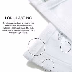 TENRAI Delicates Laundry Bags, Bra Fine Mesh Wash Bag for Underwear, Lingerie, Bra, Pantyhose, Socks, Use YKK Zipper, Have Hanger Loops, Small Openin