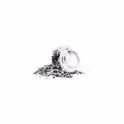 Bio Glitter Biodegradable Chunky Glitter Silver for Face Body and Crafts 3 g