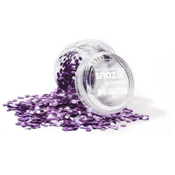 Snazaroo Bio Glitter, Biodegradable Chunky Glitter, Violet, for Face, Body and Crafts, 3 g