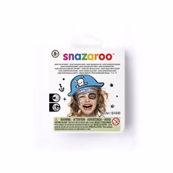 Snazaroo 1172080, Black, Blue, White, Hard, 2 ml, Children, Add a little water to a brush or sponge, dab on some paint and fo ...