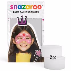 Snazaroo 1198010 paint sponge White 2 pc(s)