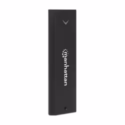 Manhattan M.2 NVMe SSD Enclosure, USB-C Female Connection, 10 Gbps (USB 3.2 Gen2 aka USB 3.1), UASP-compliant, SuperSpeed+ USB, Aluminum, Black, Three Year Warranty, Box - Additional view 7