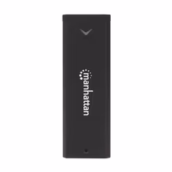 Manhattan M.2 NVMe SSD Enclosure, USB-C Female Connection, 10 Gbps (USB 3.2 Gen2 aka USB 3.1), UASP-compliant, SuperSpeed+ USB, Aluminum, Black, Three Year Warranty, Box - Additional view 8