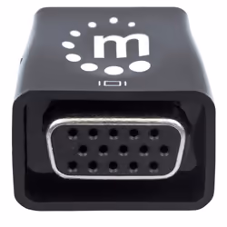 Manhattan HDMI to VGA (with Audio) Converter, 1080p, Male to Female, Micro-USB Power Input Port for additional power if needed, Black, Three Year Warranty, Polybag - Additional view 6