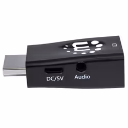 Manhattan HDMI to VGA (with Audio) Converter, 1080p, Male to Female, Micro-USB Power Input Port for additional power if needed, Black, Three Year Warranty, Polybag - Additional view 7