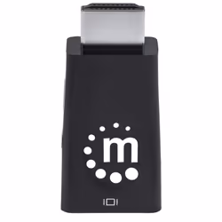 Manhattan HDMI to VGA (with Audio) Converter, 1080p, Male to Female, Micro-USB Power Input Port for additional power if needed, Black, Three Year Warranty, Polybag - Additional view 8