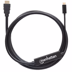 Manhattan USB-C to HDMI Cable, 4K@30Hz, 2m, Black, Male to Male, Three Year Warranty, Polybag - Additional view 5
