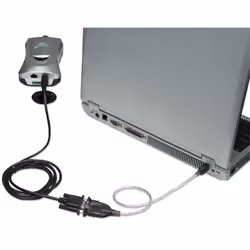 Manhattan USB-A to Serial Converter cable, 45cm, Male to Male, Serial/RS232/COM/DB9, FTDI FT232RL Chip, Equivalent to ICUSB2321F, Black/Silver cable, Three Years Warranty, Polybag - Additional view 5