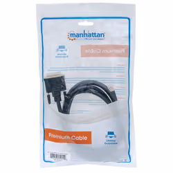 Manhattan Mini DisplayPort 1.2a to DVI-D 24+1 Cable (Clearance Pricing), 1080p@60Hz, 1.8m, Male to Male, Compatible with DVD-D, Black, Lifetime Warranty, Polybag - Additional view 5