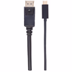 Manhattan USB-C to DisplayPort Cable, 4K@60Hz, 2m, Male to Male, Black, Equivalent to CDP2DP2MBD, Three Year Warranty, Polybag - Additional view 4