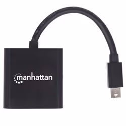 Manhattan Mini DisplayPort 1.2a to HDMI Adapter Cable, 4K@60Hz, Active, 19.5cm, Male to Female, Black, Three Year Warranty, Polybag - Additional view 4