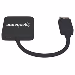Manhattan DisplayPort 1.2 to 2-Port HDMI Splitter Hub with MST, 4K@30Hz, USB-A Powered, Video Wall Function, HDCP 2.2, Black, Three Year Warranty, Blister - Additional view 5