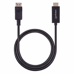 Manhattan DisplayPort 1.2 to HDMI Cable, 4K@60Hz, 1m, Male to Male, DP With Latch, Black, Not Bi-Directional, Three Year Warranty, Polybag - Additional view 5