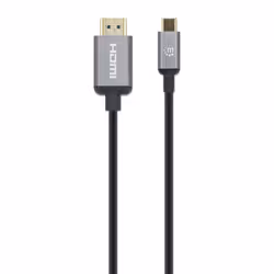 Manhattan USB-C to HDMI Cable, 4K@60Hz, 1m, Black, Equivalent to CDP2HD2MBNL, Male to Male, Three Year Warranty, Polybag - Additional view 4
