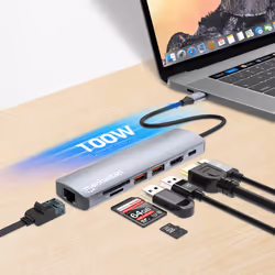 Manhattan USB-C PD 7-in-1 4K Docking Station / Multiport Hub - Additional view 7