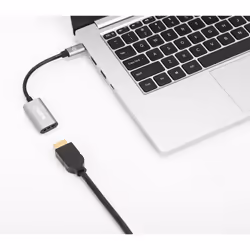 Manhattan USB-C to HDMI Cable, 4K@60Hz, 5 Gbps (USB 3.2 Gen1 aka USB 3.0), 11cm, Black/Silver, Male to Male, Polybag - Additional view 4