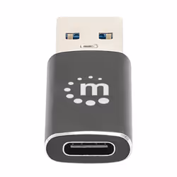 Manhattan USB-C to USB-A Adapter, Female to Male, 10 Gbps (USB 3.2 Gen2 aka USB 3.1), SuperSpeed+ USB, Black, Polybag - Additional view 8