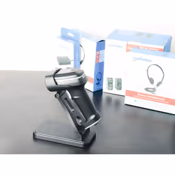 Manhattan Adjustable Barcode Scanner Stand, Height and Angle Adjustable, suitable for barcode scanner products 153997, 154116 and 154185, Black - Additional view 7