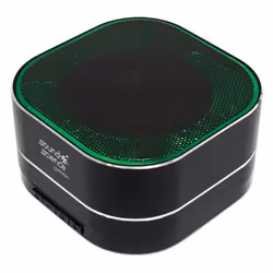 Manhattan Metallic Bluetooth Speaker (Clearance Pricing), Microphone, FM Radio, Decent Sound Output (3W), 6 hour Playback time, Integrated Controls, Range 10m, microSD card reader, Aux 3.5mm, USB-A charging cable incl, Black, Bluetooth 5.0, 3 Years Warranty - Additional view 6