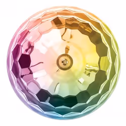 Manhattan Sound Science Disco Light Ball Bluetooth Speaker (Clearance Pricing), FM Radio, Decent Sound Output (3W), 8 hour Playback time, Integrated Controls, Range 10m, microSD card reader, Aux 3.5mm, USB-A charging cable incl, Bluetooth 5.0, 3 Years Warranty - Additional view 5