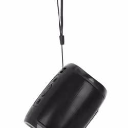 Manhattan Mini Boombox Bluetooth Speaker, Integrated Controls, Microphone, Up to 4 hours Playback time, Range 10m, microSD card reader (32GB), USB-A port for MP3, Output decent 5W, USB-C/USB-A charging cable (30cm) incl, 800mAH battery, Bluetooth v5.3, Black - Additional view 8
