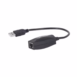Manhattan USB-A Line Extender, for use with RJ45 network cable (not included), extends USB Device up to 60m, bus power, Cat5e/Cat6/Cat6A RJ45 network cables suitable, Black, Three Year Warranty, Blister - Additional view 6