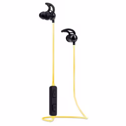 Manhattan Bluetooth In-Ear Headset (Clearance Pricing), Multi Coloured Cable Light, Omnidirectional Mic, Integrated Controls, Ear Hook for Secure Fit, 5 hour usage time (approx), Max Range 10m, Bluetooth v4.0, Rainproof, USB-A charging cable incl, 3 Year Warranty - Additional view 4